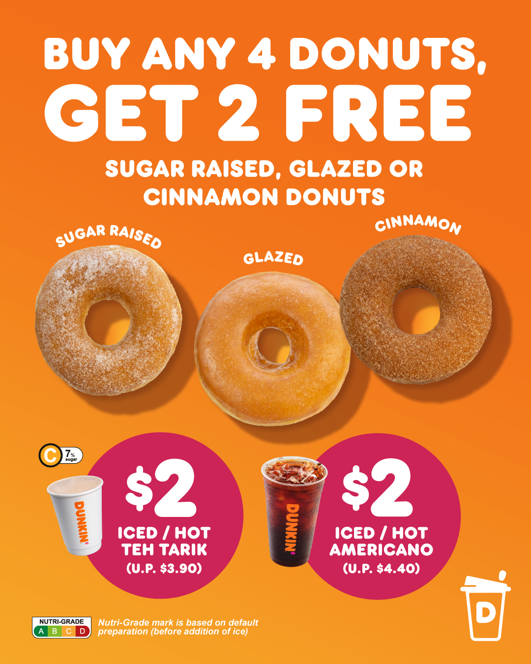 Dunkin’ Singapore June School Holiday Promo until 15 June 2025