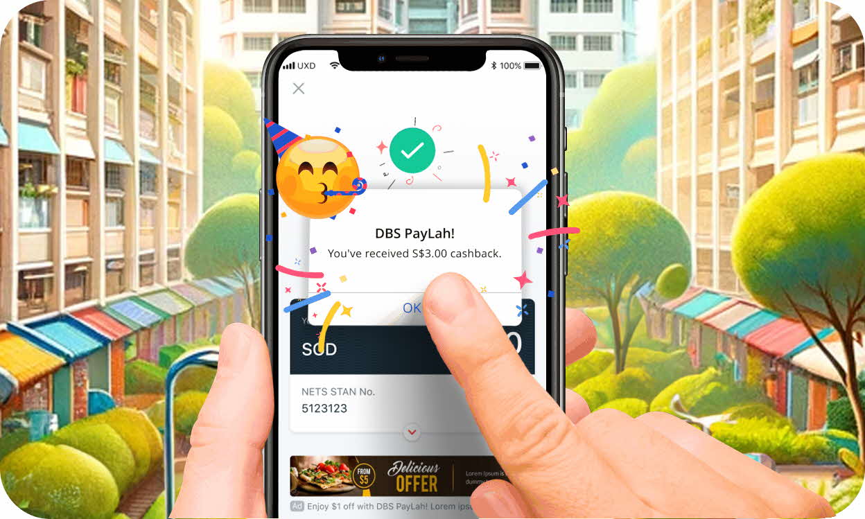 100% Cashback of up to S$3 every Saturdays with DBS PayLah! [12 Jul – 27 Sep 2025]